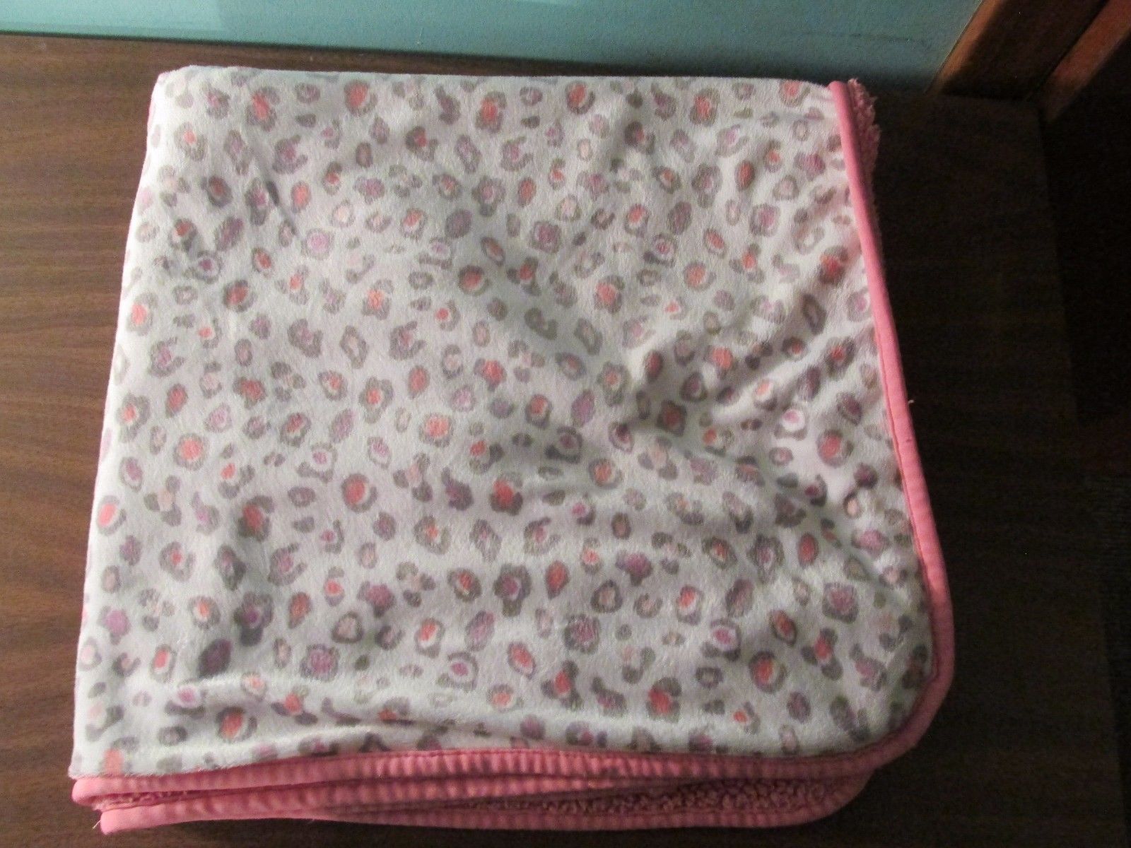 cheetah print plush blanket