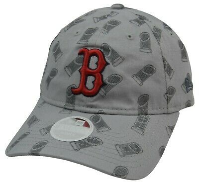 Boston Red Sox New Era 9FORTY Women's MLB World Series Trophy Baseball Hat