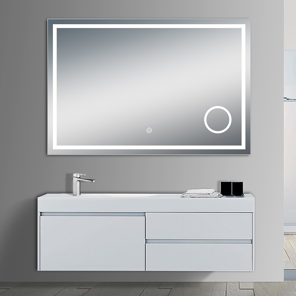 TIME 48-Inch LED Light Backlit Bathroom Vanity Wall ...
