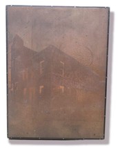 Vintage Halftone Copper Print Plate - INTERNATIONAL BAKING CO. - 7.5 x 10"