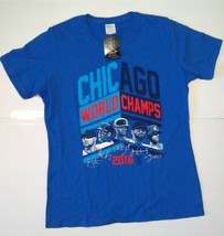 Chicago Cubs Womens Medium T Shirt Players NWT 2016 World Series Champio... - $14.41