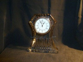 Waterford - Crystal Lismore Mantle Desk Clock 6 3/4&quot; - $44.54