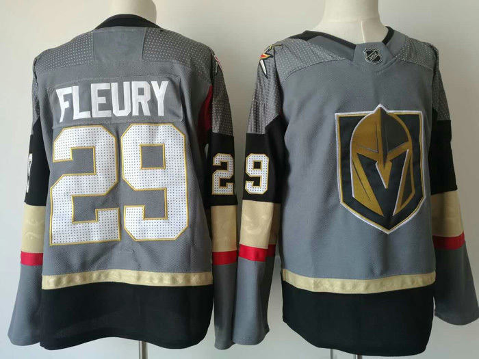 Image of #29 Andre Fleury Jerseys Vegas Golden Knights Black Home Breakaway t shirts