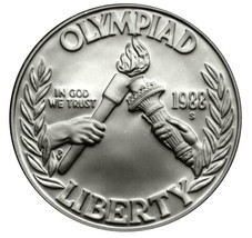 1988-S Proof Olympic Silver Dollar - $32.00