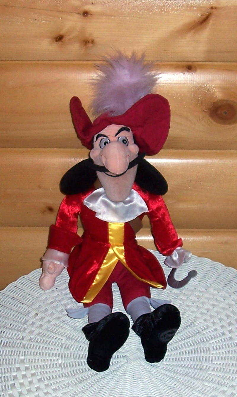 Disney Peter Pan Captain Hook Plush 20