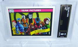 1990 Impel Marvel Team Pictures X-MEN Card #140 Gma Graded Mint 9 Wolverine - $39.59