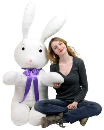 big plush 7 foot giant stuffed bunny 84 inch soft