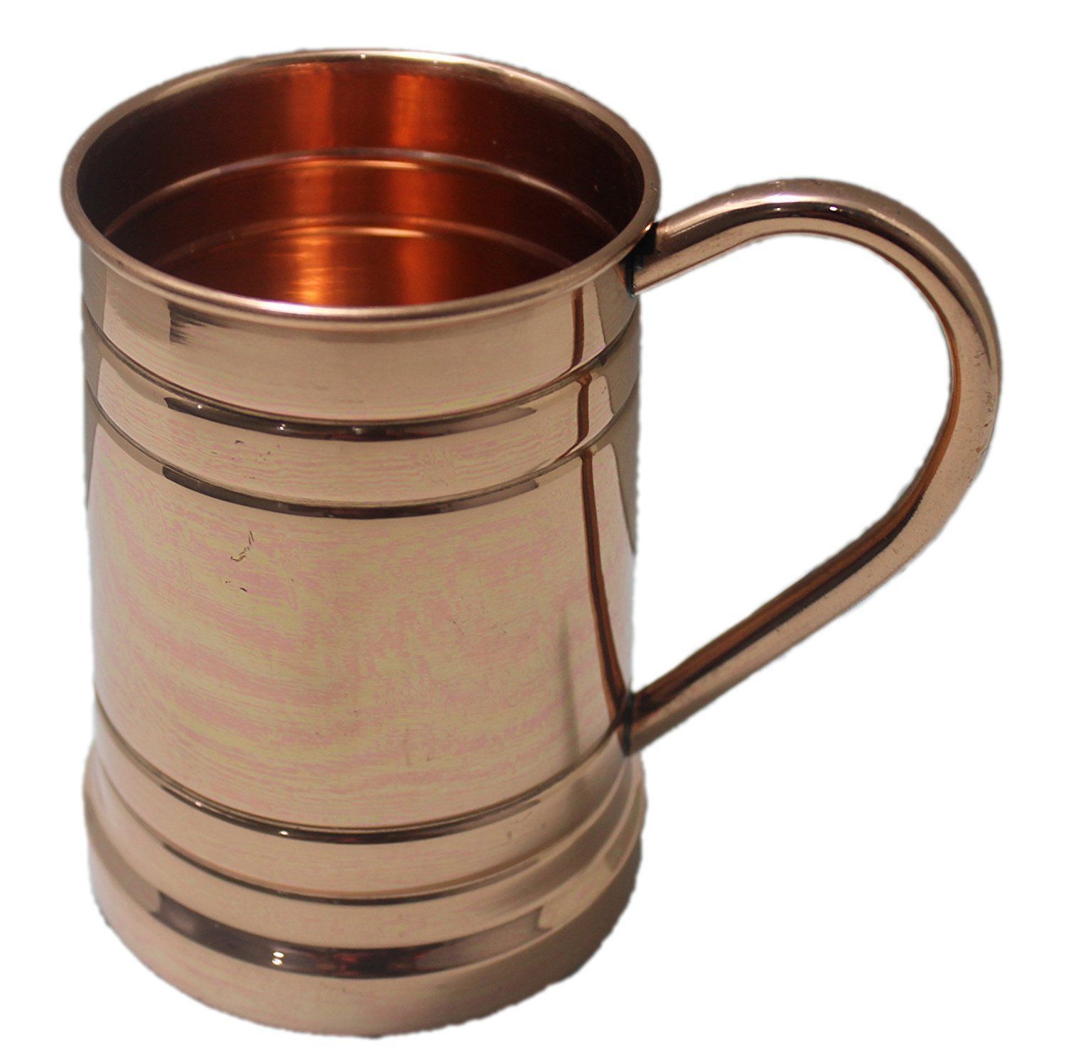 Solid Copper Beer Stein Mug Tankard Large Moscow Mule Copper Mugs 20 Oz Mugs 8732