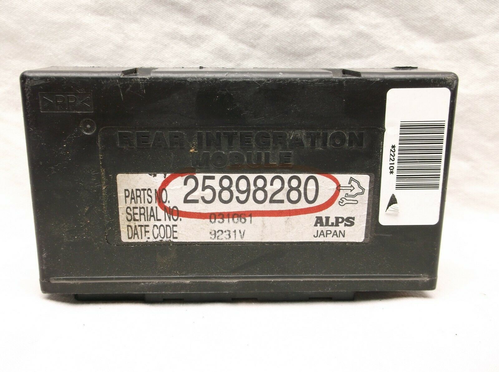 0511 CADILLAC STS REAR INTEGRATION /BCM /BODY CONTROL MODULE