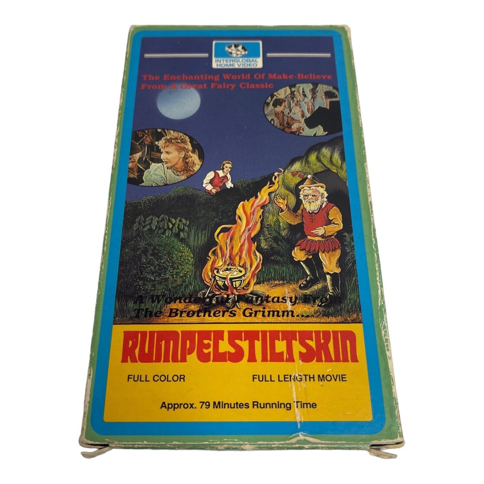 Rumpelstiltskin VHS Tape Cartoon Fairy Tale Interglobal Home Video Tape