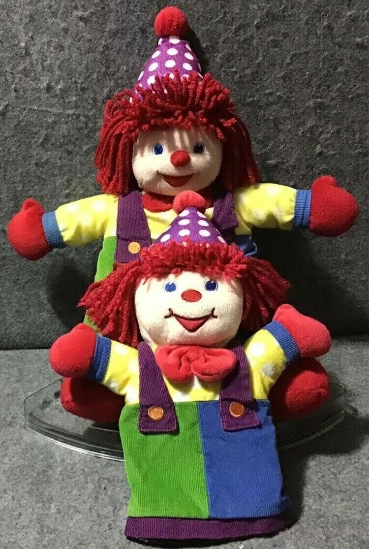 stuffed clown doll