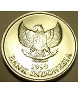 Gem Unc Indonesia 1999 100 Rupiah~Spread Eagle~Palm Cockatoo - $3.78