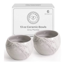 Hearts Crafts Gray Marble Ceramic Bowls for Candle Making - - $89.73