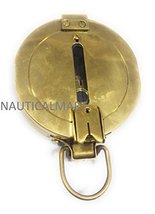 NauticalMart 3" Solid Brass Military Compass