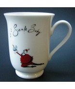 Pottery Barn Santa Baby Coffee Mug Tea Cup Holiday Christmas Japan - $34.60