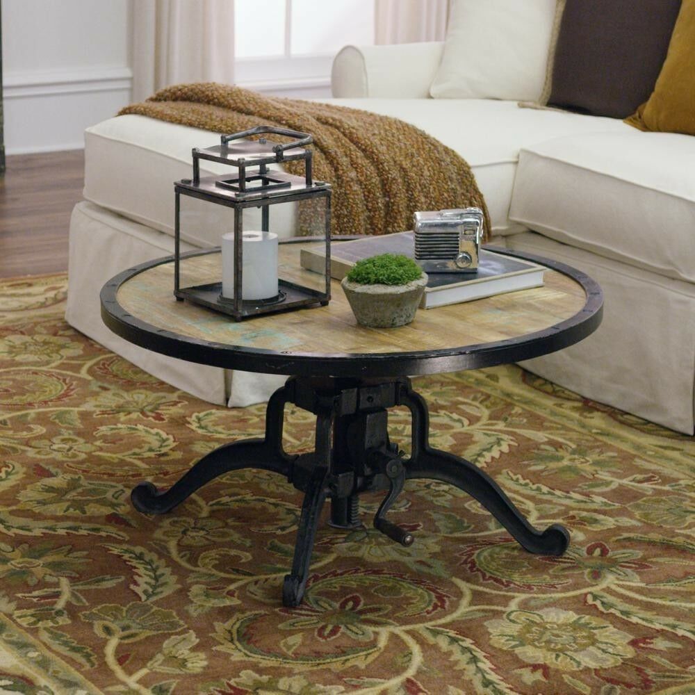 Living Room Coffee Table 19 in. H x 36 in. W Adjustable ...