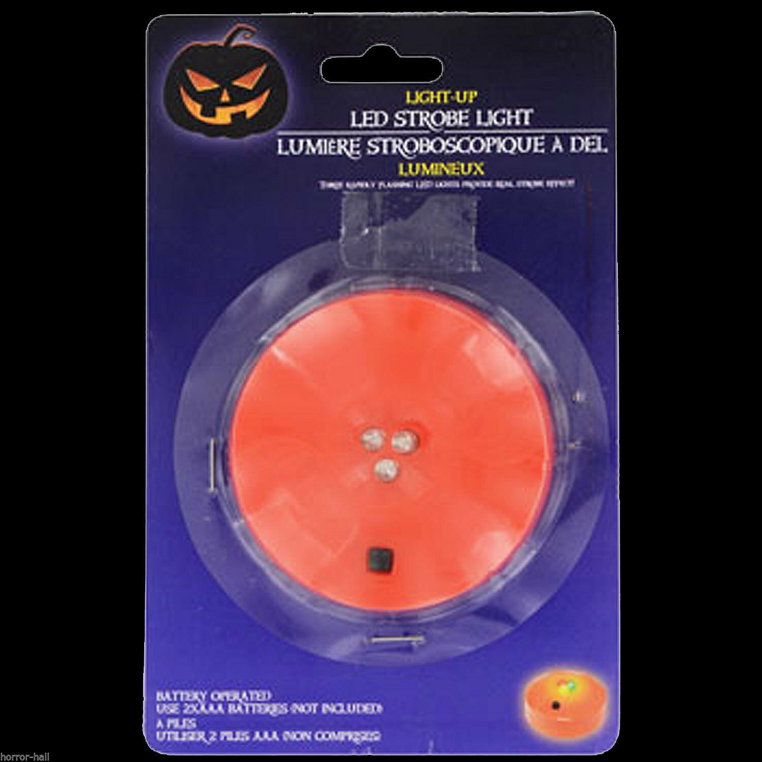 Flashing Party LIGHTNING STROBE LED LAMP Halloween Prop Decoration