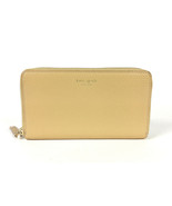 New Kate Spade Foster Crossing Dara Leather Wallet Natural Beige NWT - $68.31