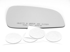 Fits 08-12 Chevy Malibu 07-09 Saturn Aura Left Driver Mirror Glass w//Rear Holder