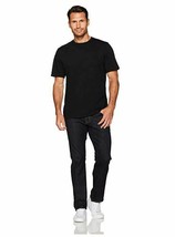 NWOT Essentials Men&#39;S 2-Pack Slim-Fit Short-Sleeve Crewneck T-Shirt Blac... - $14.84