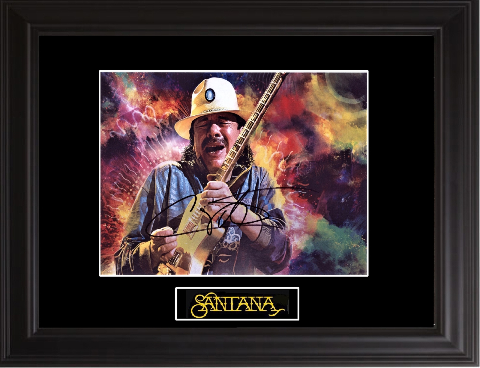 CARLOS SANTANA signed autographed photo COA Hologram main image 1