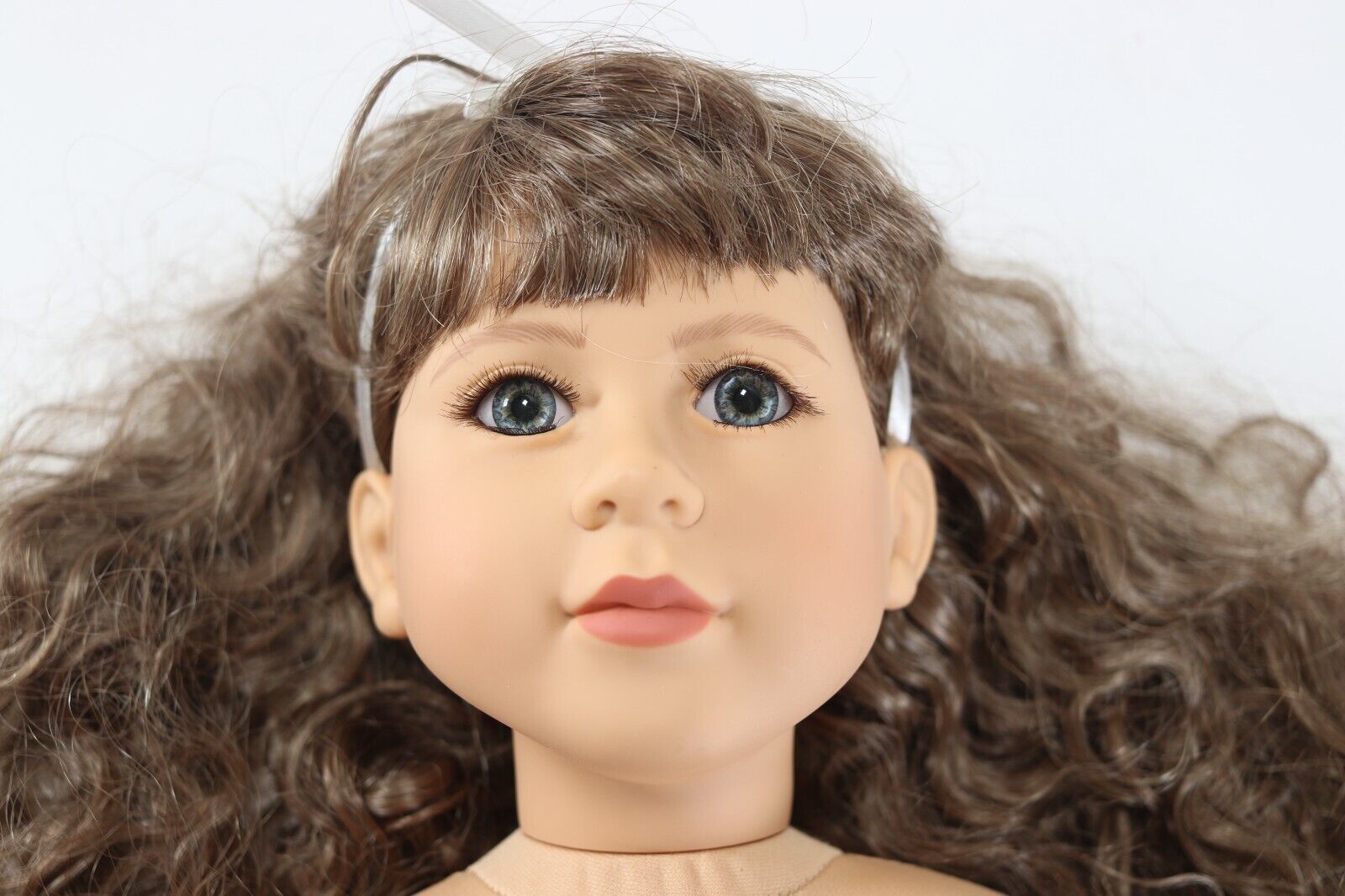 Vintage 2002 My Twinn 23 Inch Nude Poseable Doll Brown Hair Blue Eyes Dolls And Doll Playsets 