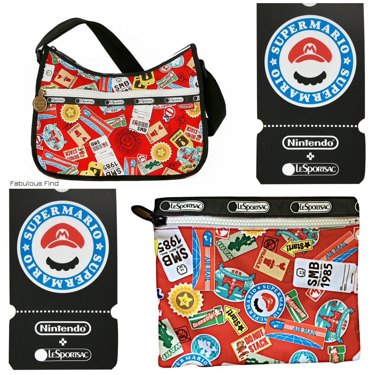 LeSportsac Nintendo Mario Travel Classic and similar items