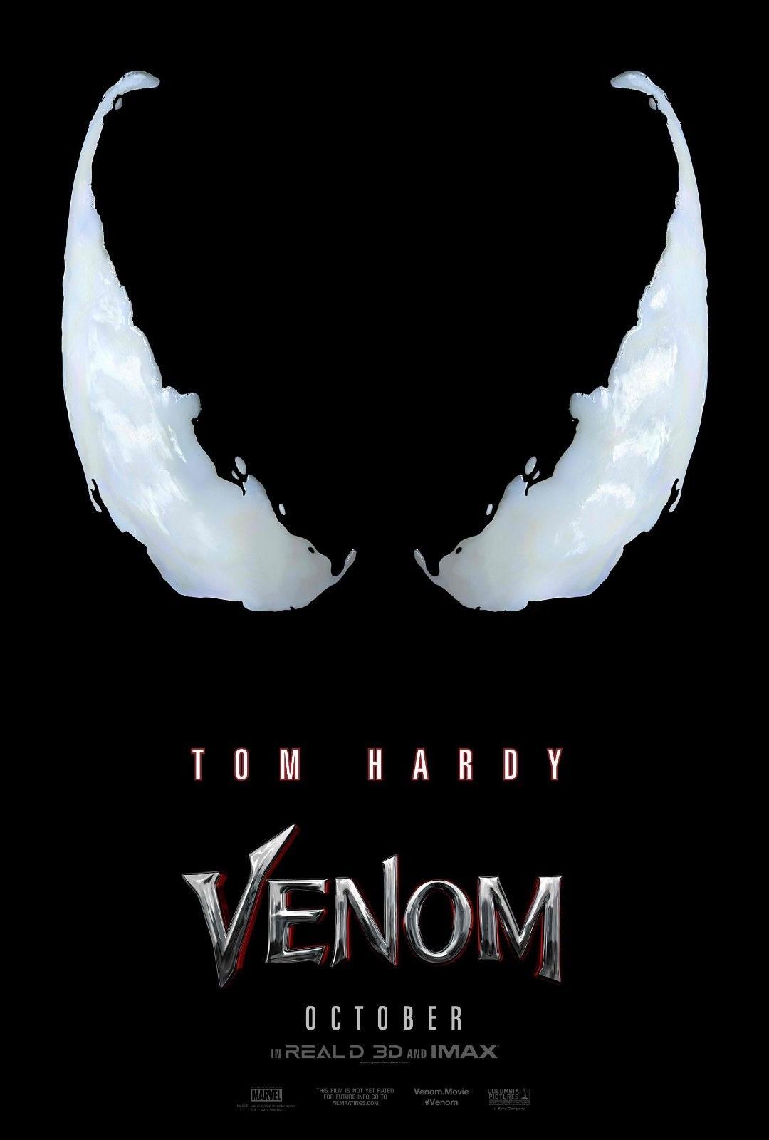 Venom Movie Poster Tom Hardy 2018 Marvel Comics Film Print 14x21 27x40 32x48