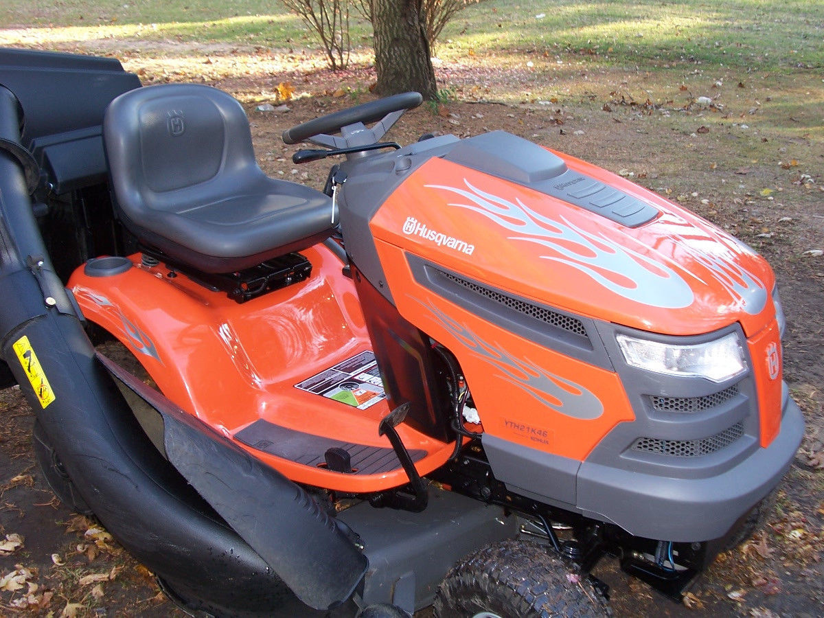 Lawn Tractor 2 Flame Flames Decal Decals FIT ANY John Deere Cub Cadet