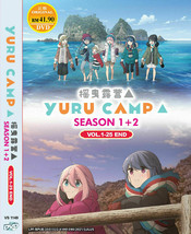 Yuru Camp△ Season 1+2 (VOL.1-25END) English Subtitle All Region SHIP FROM USA