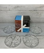 Fostoria American Crystal Coasters - Set of 4 The Great American Lead Cr... - £10.35 GBP