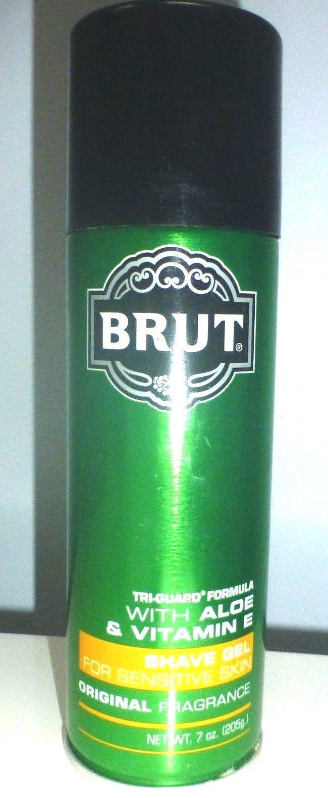 BRUT SHAVING SHAVE GEL CREAM 7 Oz Original Fragrance Men's Skin Face