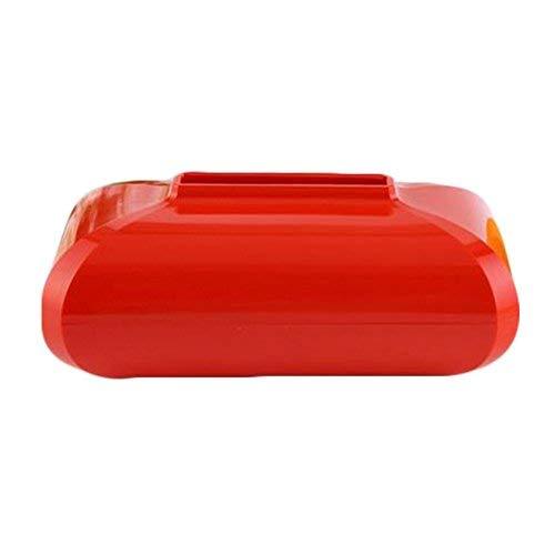 PANDA SUPERSTORE Fashion Hign-Quality ABS Tissue Paper Holder (Red,21.513.88.6CM