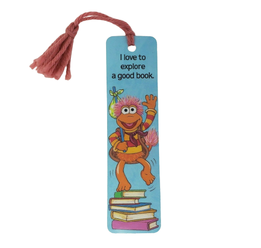 Primary image for VINTAGE 1988 JIM HENSONS FRAGGLE ROCK BOOKMARK GOBO STANDING ON BOOKS NOS NEW
