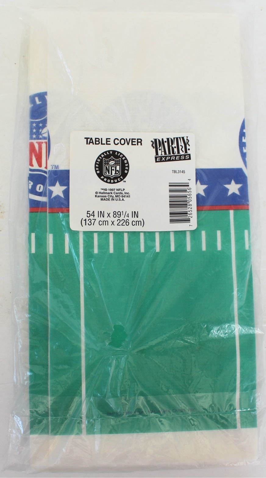 Vintage Nfl Tablecloth Paper Table Cover And 50 Similar Items