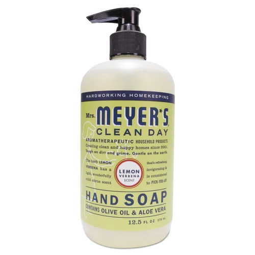 Meyer&#39;s Clean Day 12.5 Oz. Lemon Liquid Hand Soap Mrs. Meyers Soap Pump - $5.99