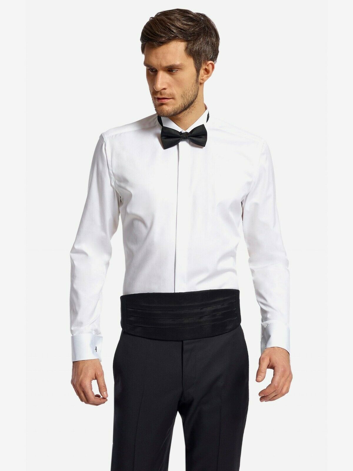 GENUINE U.S. ARMY CUMMERBUND AND BOW TIE SET BLACK Pins