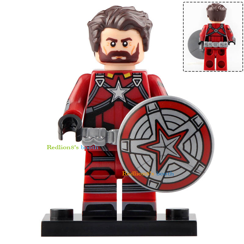Red Guardian Marvel Comics Minifigures Lego Compatible Toys