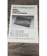 GENIUNE SAMICK SM SERIES STEREO AUDIO MIXERS OWNERS MANUAL - $13.99