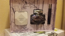 Gucci Bamboo 2.5 Oz EDP Spray + Body lotion 3.3 Oz + Rollerball Perfume Gift Set image 5