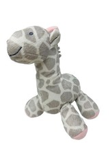 Carters Just One You Plush Grey Giraffe Rattle Infant Baby Stuffed Animal 9" - $9.90
