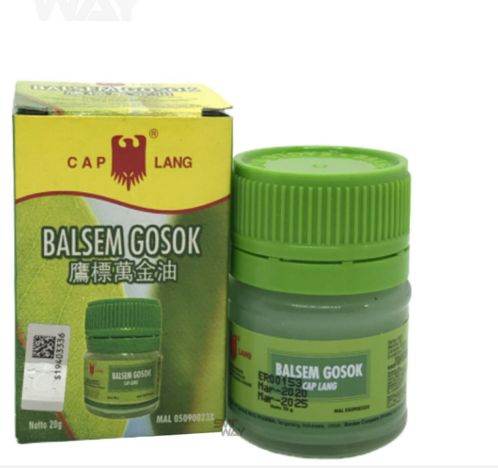 5 x 40 gram BALSEM LANG Eagle Hot Balm for Muscular Balm Neck Muscle Pain Relief