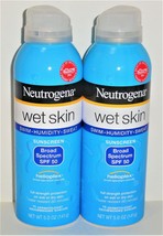 2 Neutrogena Wet Skin Sunscreen Sunblock Spray Helioplex Broad Spectrum SPF 50 - $59.99