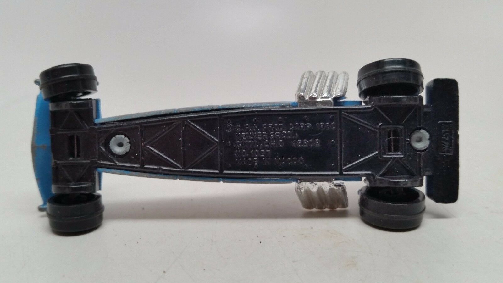 KENNER DIE CAST RACE CAR BLUE 1980 NO. 1027 GOOD YEAR 50 Kenner