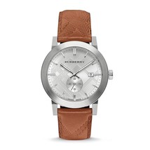 Burberry BU9904 The City - Seconds Subdial - H Check Silver Tone 42mm - $399.00