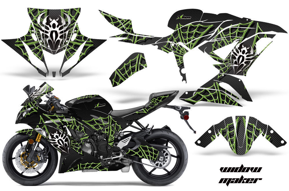 Street Bike Graphics Kit Decal Wrap For Kawasaki Ninja Zx6r 636 13 16 Widow G K Decals And Stickers 6813