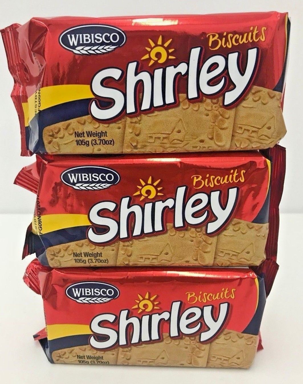 WIBISCO SHIRLEY ORIGINAL BISCUITS 3.7 OZ 3 PACK Cookies & Biscotti