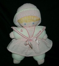 10 &quot;vintage corolle baby girl doll pink stuffed animal toy made france - $36.10