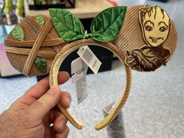 Disney Parks Guardians of the Galaxy I Am Groot Mouse Ears Headband NEW image 1