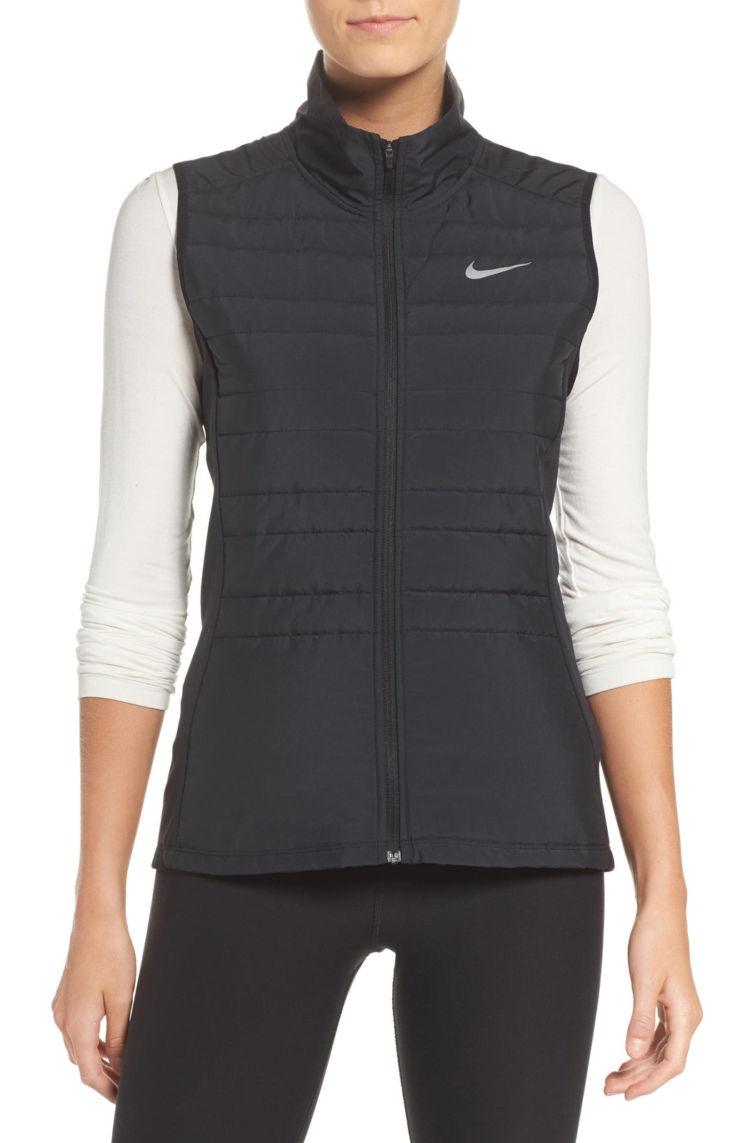 Nike Women's Essential Running Vest Black Size XS - Coats, Jackets & Vests